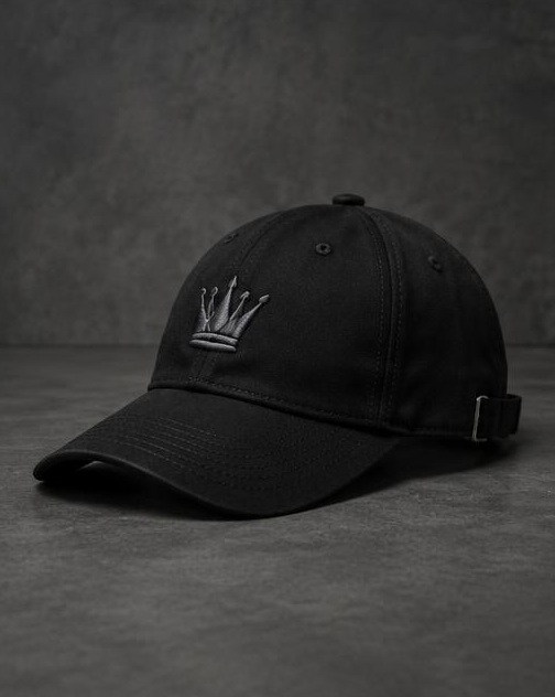 Strap-Back Cap (Black)