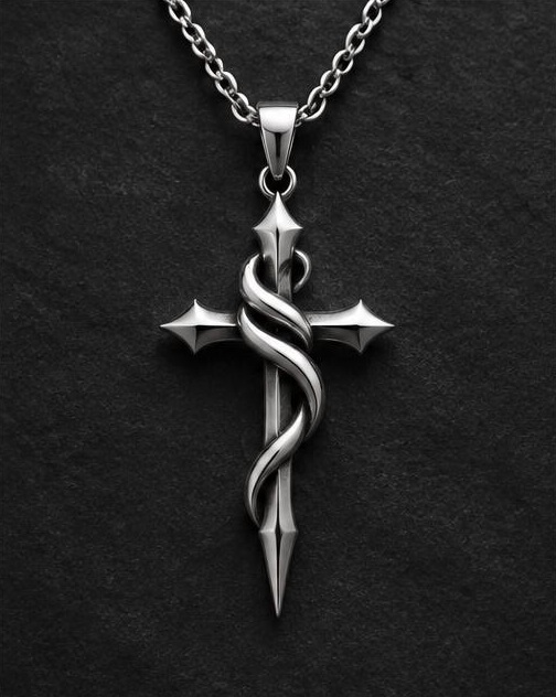 S Cross Chain (Silver)
