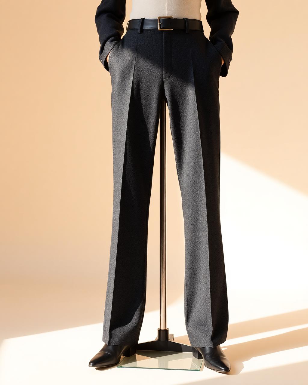 Wide Wool Trouser